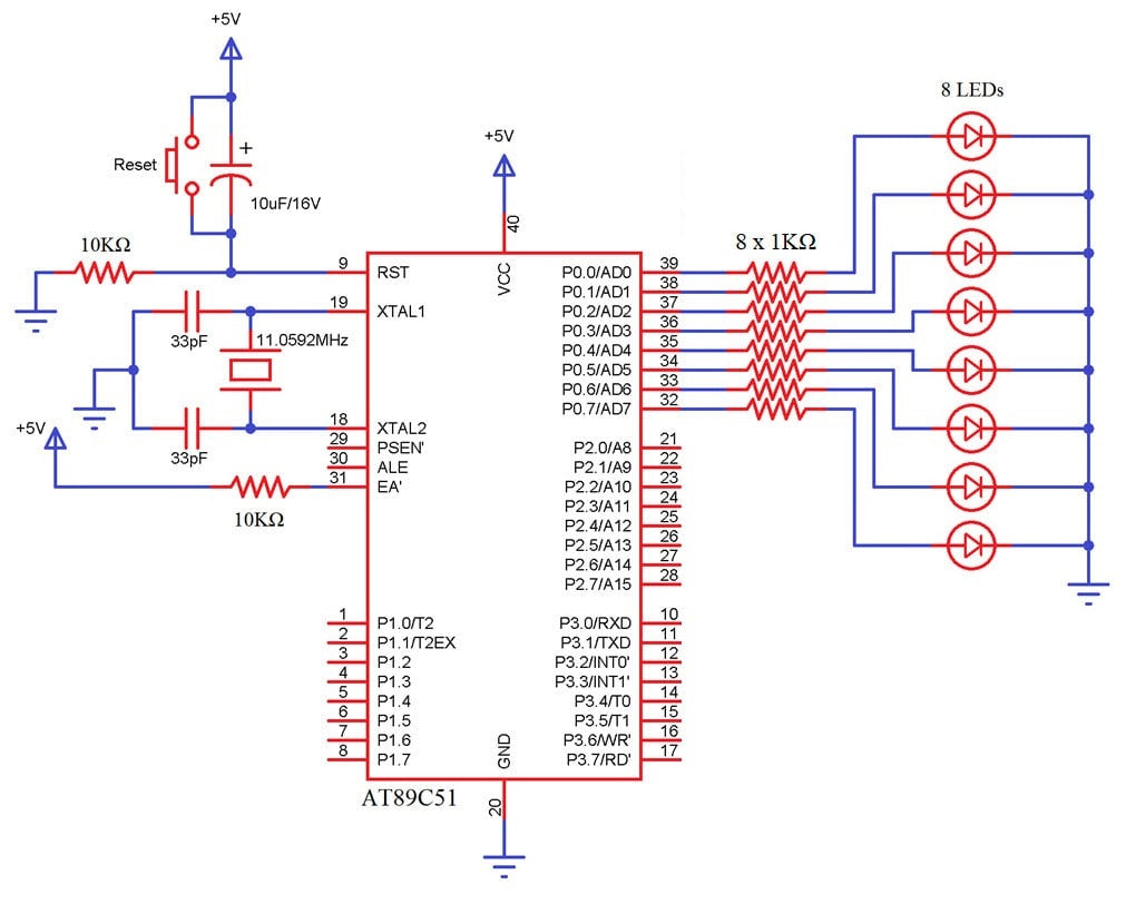 How to Design a Microcontroller Circuit ? โ PCB HERO Circuit Diagram