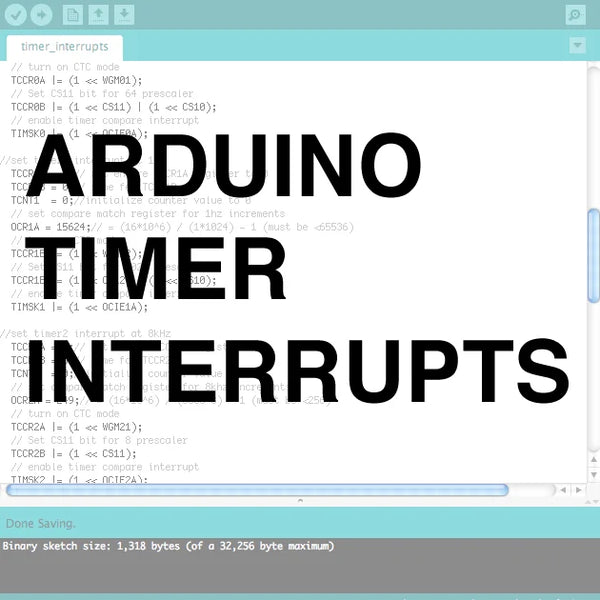 Arduino UNO Interrupt Timer