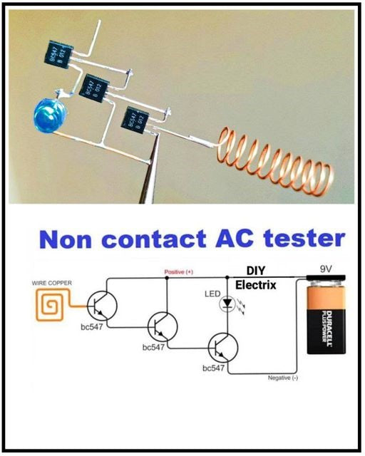 Non Contact AC Voltage Tester PCB HERO