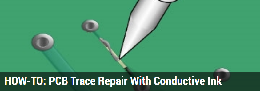 HOW-TO: PCB Trace Repair With Conductive Ink