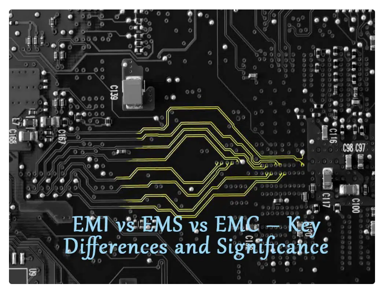 EMI vs EMS vs EMC – Key Differences and Significance