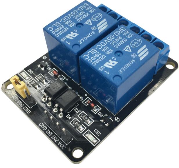 2 Channel Relay Module with light coupling 5V
