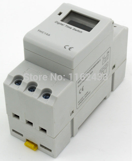THC15A AC 220V 16A digital time switch weekly programmable electronic ...