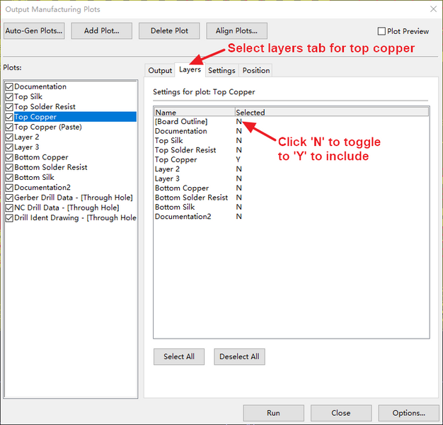 How to add a Board Outline to Gerber Plots in DesignSpark PCB?