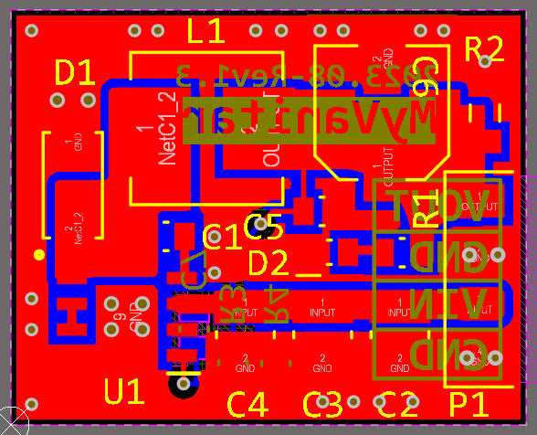 8-100V to 5V-1A DC to DC Buck Converter using MP9486