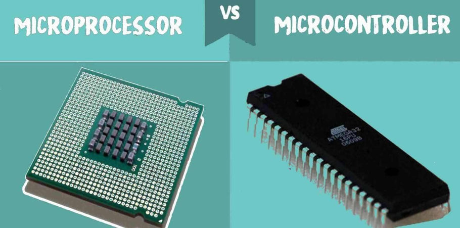 What is the difference between a microcontroller and a microprocessor？
