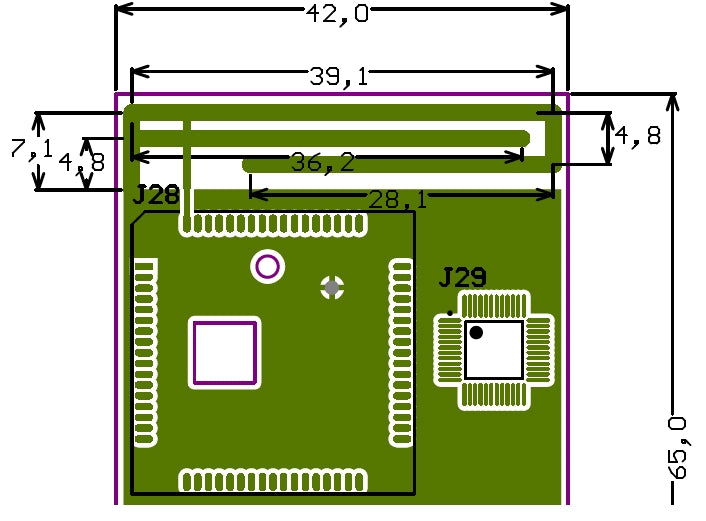 How a wrong PCB track GSM antenna could look like?