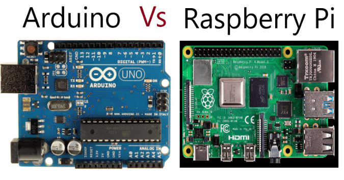 Difference Between Arduino and Raspberry Pi