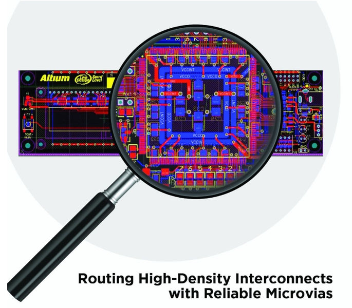 Routing High-Density Interconnects with Reliable Microvias
