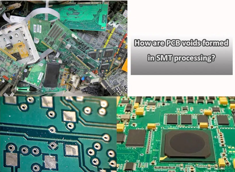 How are PCB voids formed in SMT processing?