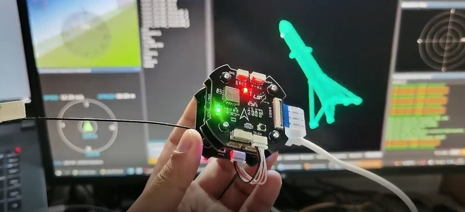 Micro-rocket flight control system
