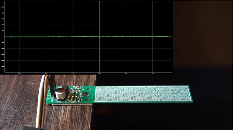 A strain gauge made entirely on a PCB