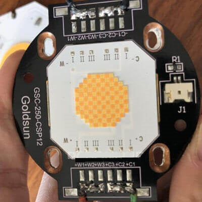 COB LED Light in a Composite Structure (Flip Chip)