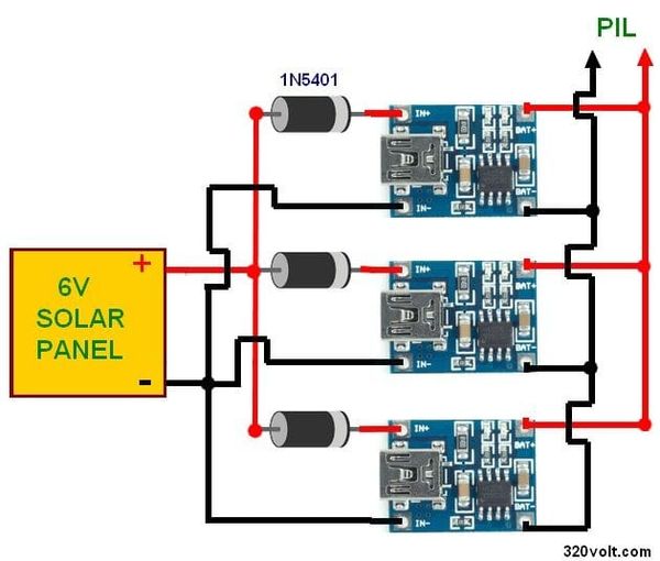 Battery charge module