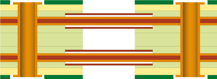 What are the available structures for flex and rigid flex PCBs?