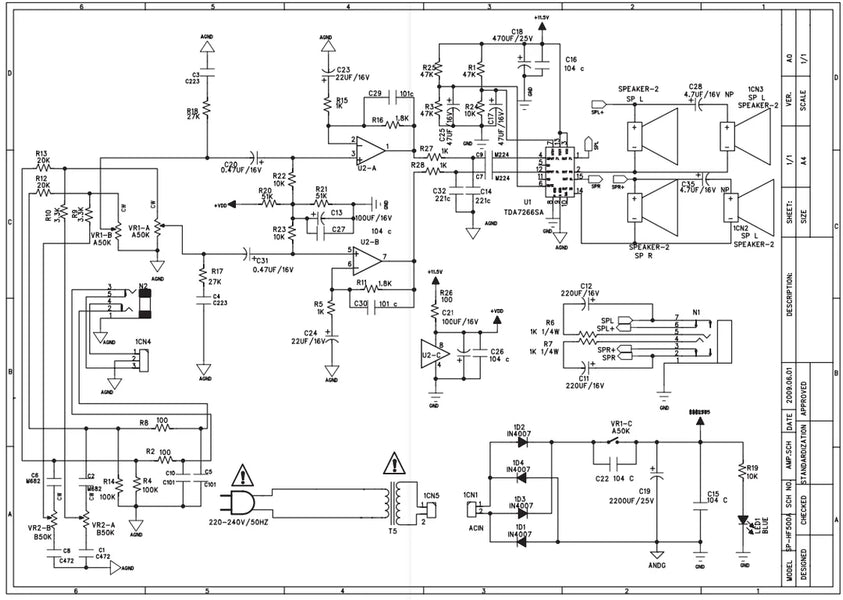 Help understanding an amplifier's circuit diagram