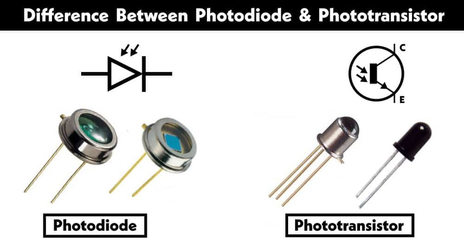 Difference Between Photodiode and Phototransistor