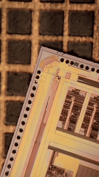 Disassemble the chip