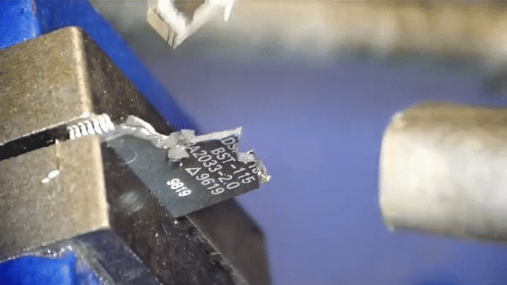 Disassemble the chip
