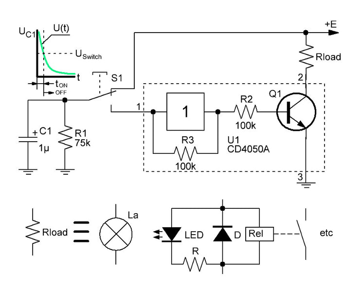 The electronic analog of the push-button switcher