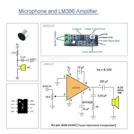 Loudspeaker and Microphone Circuit