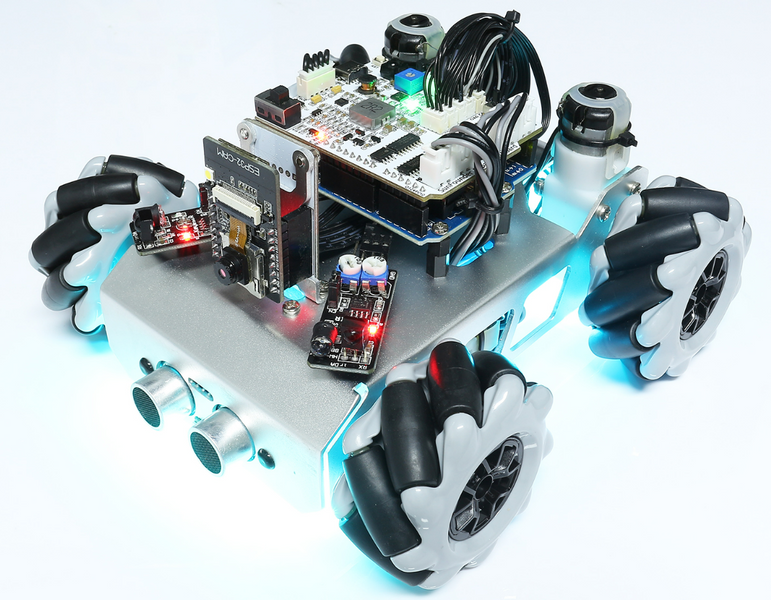 Mecanum Wheel Robot using Arduino & ESP32 CAM