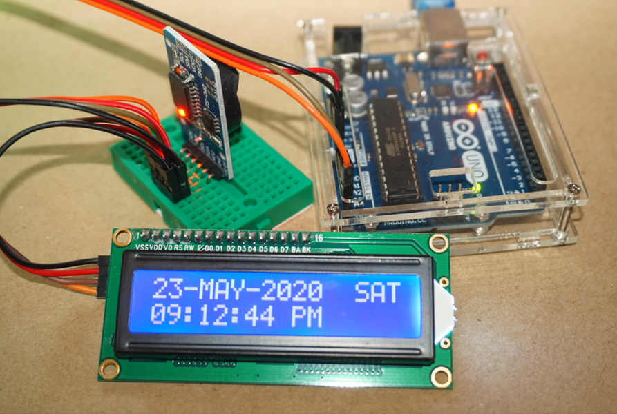 How to use a real-time clock module with the arduino?