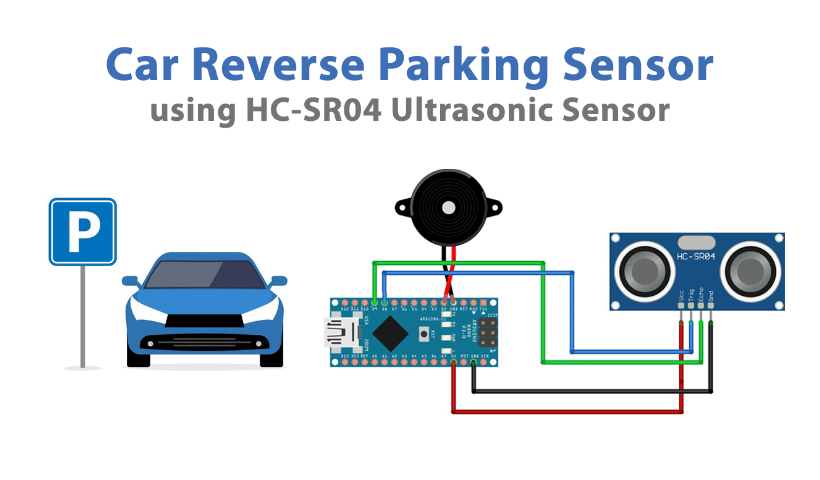 Reverse Car Parking Sensor Circuit