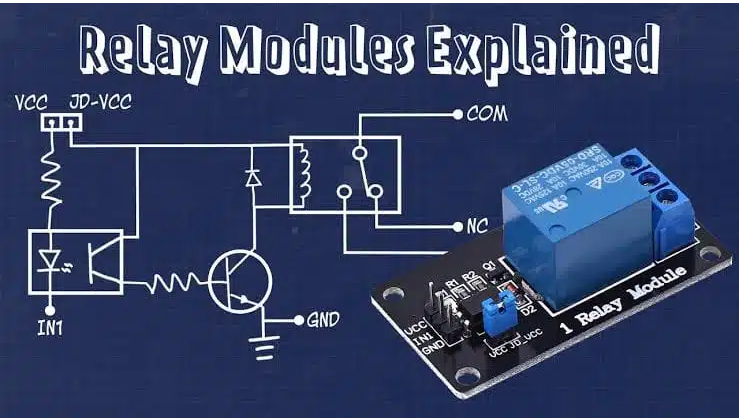 Relay Module Circuit and Components