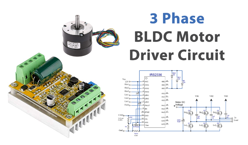 How to Build a 3-Phase Brushless (BLDC) Motor Driver Circuit ?