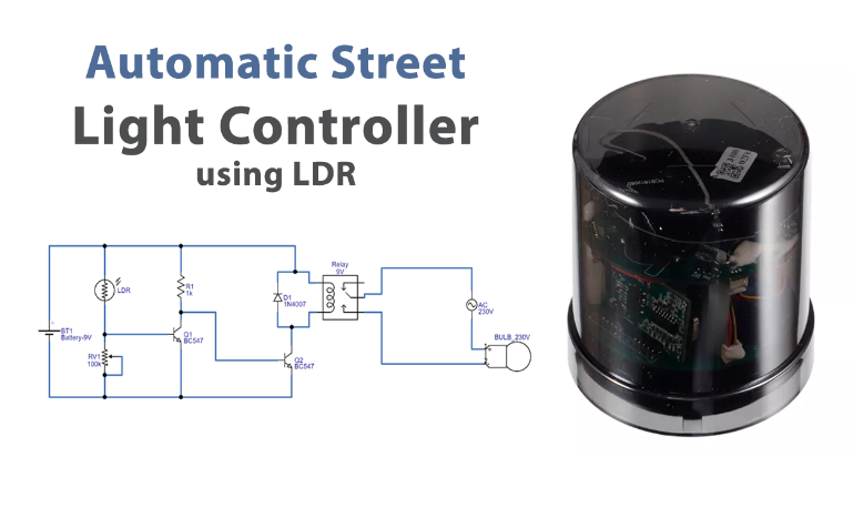Automatic Street Light Controller using LDR – PCB HERO