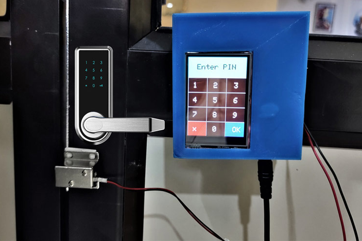 Building Touch Screen Solenoid Door Lock System using Arduino