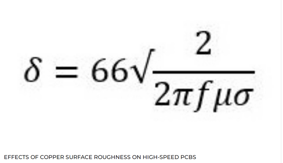 EFFECTS OF COPPER SURFACE ROUGHNESS ON HIGH-SPEED PCBS