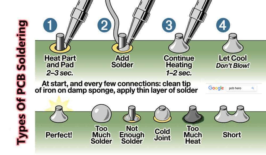 4 Steps to Get Through Hole Soldering done perfectly .