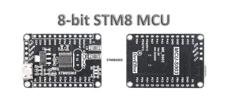 STM8 Microcontrollers: Advanced 8-bit MCU Series by STMicroelectronics