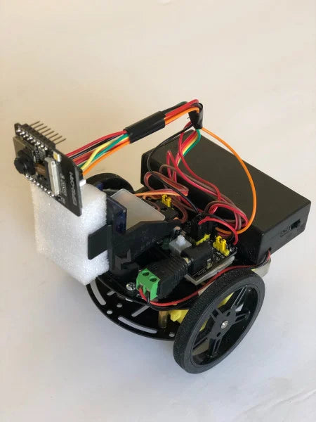 ESP32-CAM Video Surveillance Robot