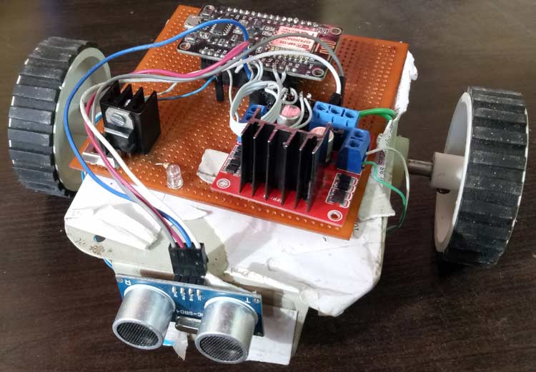 Wi-Fi Controlled Robot using NodeMCU
