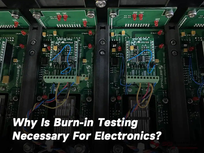 Why is burn-in testing necessary for electronics?