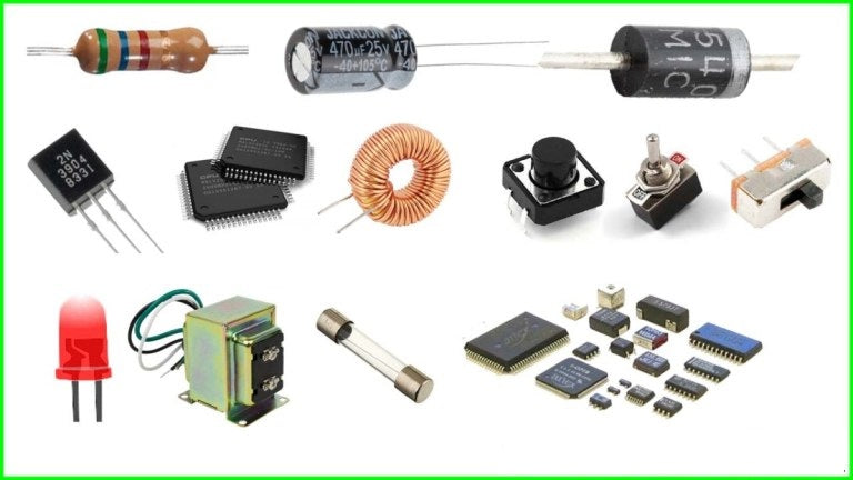 Basic Electronic Components – Types, Functions, Symbols