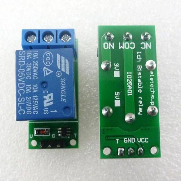 Latching vs non-latching relay