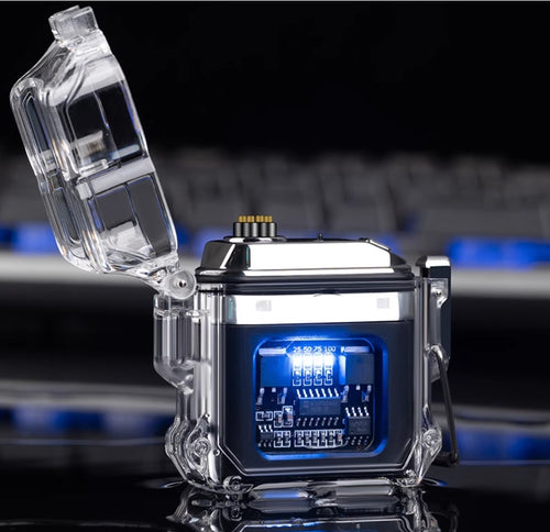Transparent arc lighter