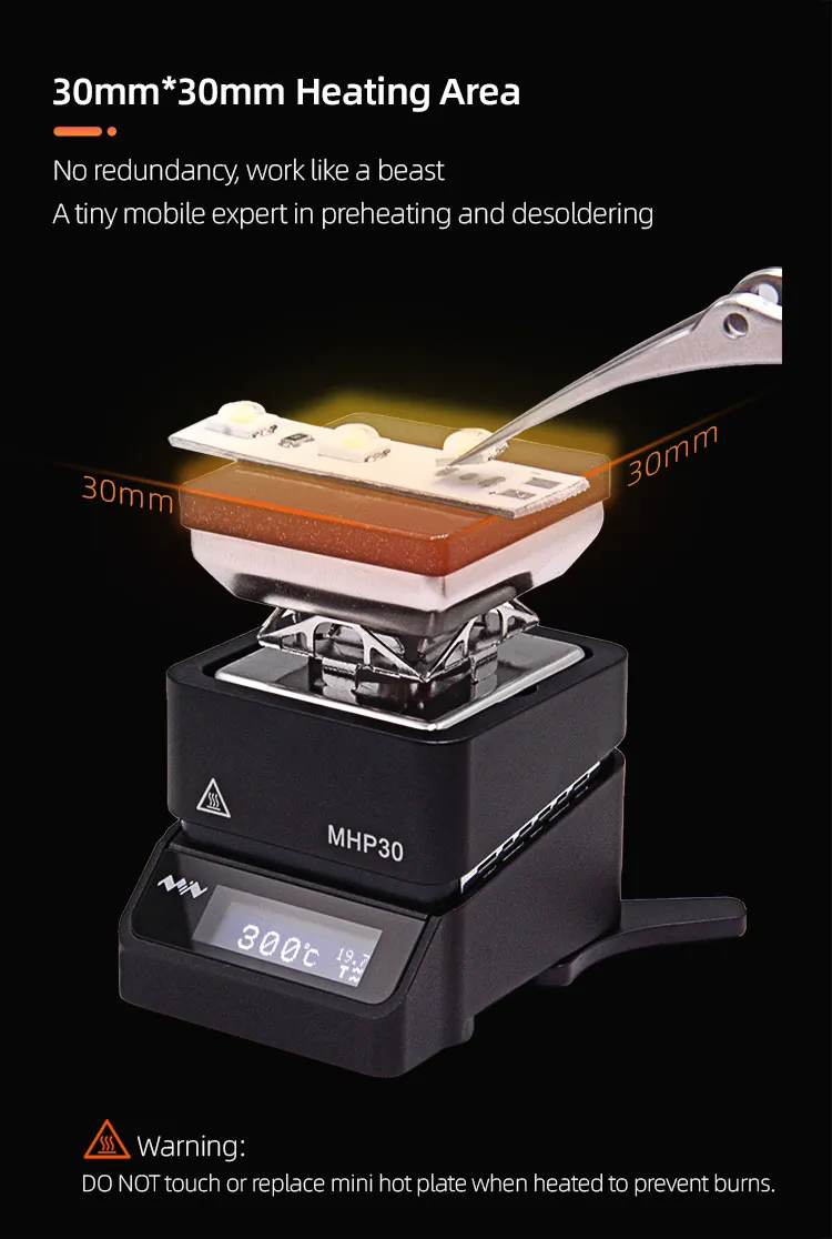 Mini Hot Plate Rbd MHP30 Mini Hot Plate Preheater – PCB HERO