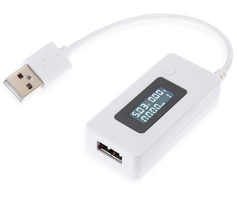 5V USB Voltmeter-White