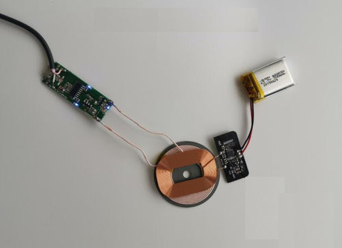5W/10W wireless charger module / transmitter base PCBA board + coil / general QI standard with LED light