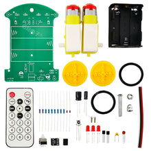 D2-4 infrared remote control car kit, C51 single chip toy / Intelligent electronic production welding assembly DIY parts