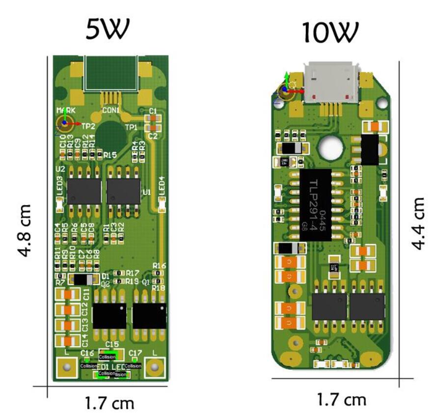 5W/10W wireless charger module / transmitter base PCBA board + coil ...