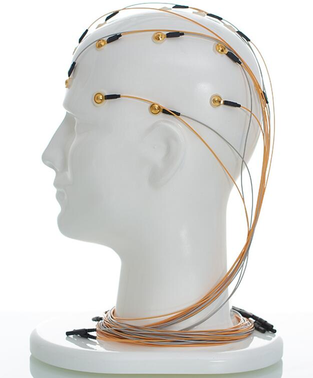 EEG electrode gold cup electrode / EEG electrode gold cup electrode / EEG gold plated disc