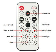 D2-4 infrared remote control car kit, C51 single chip toy / Intelligent electronic production welding assembly DIY parts