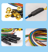 EEG electrode gold cup electrode / EEG electrode gold cup electrode / EEG gold plated disc