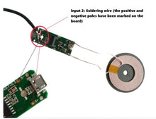 5W/10W wireless charger module / transmitter base PCBA board + coil / general QI standard with LED light